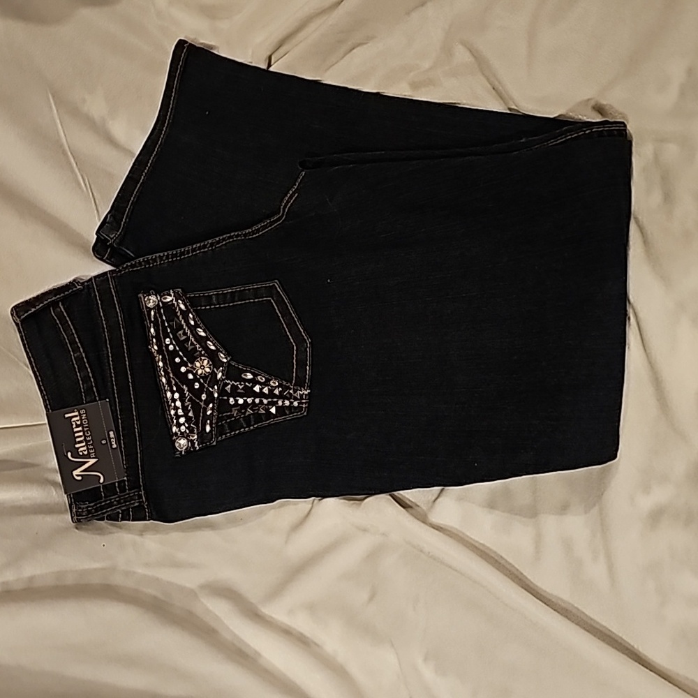Natural Reflections Blue Boot Cut Jeans